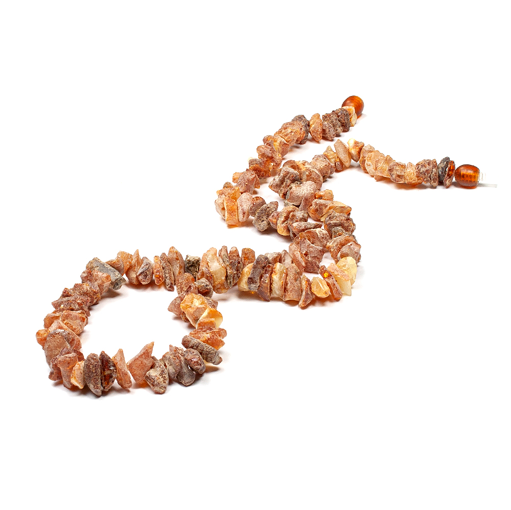 Бусы янтарь