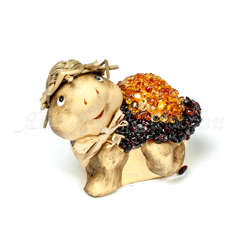 Черепаха  в шляпе Керамика