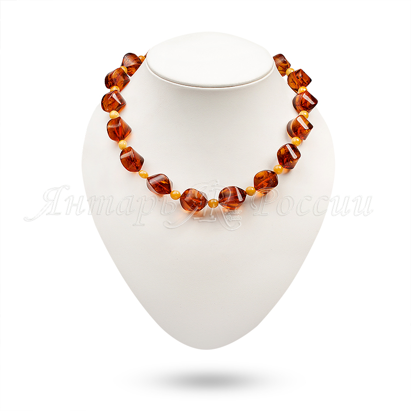 Бусы Янтарь