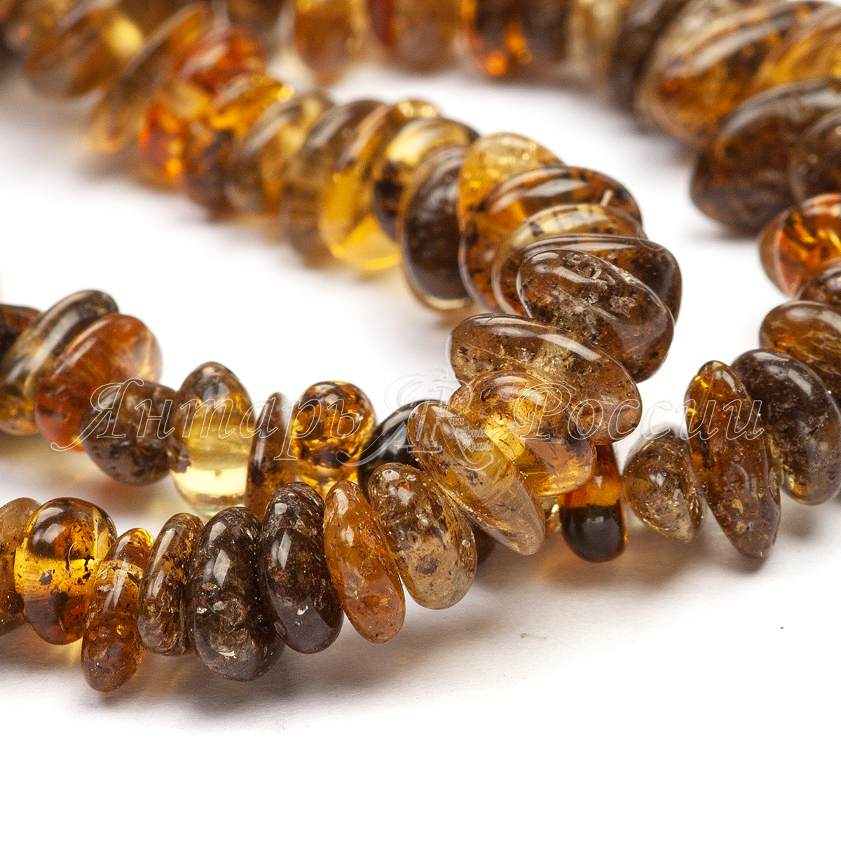 Бусы из янтаря