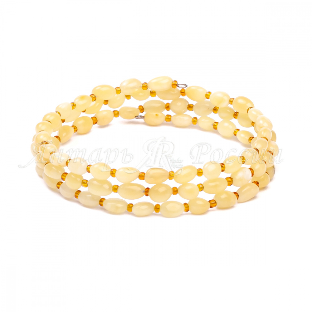 Браслеты на Струне Янтарные