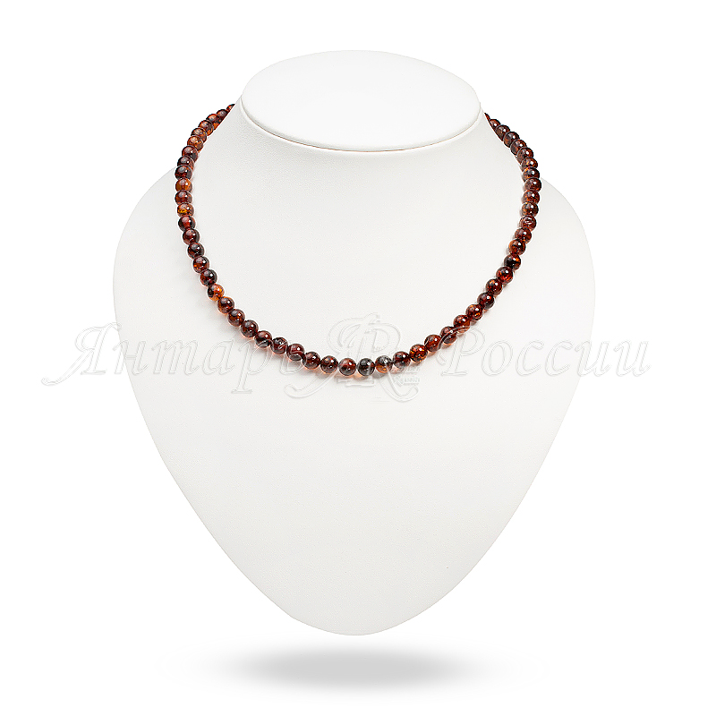 Бусы, янтарь