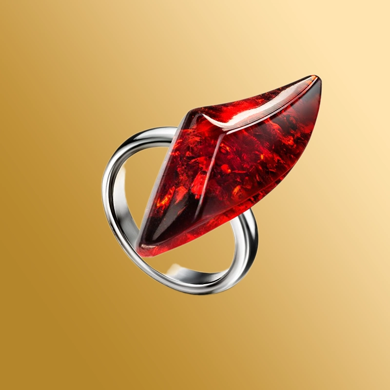 Кольца с бернитом Кольца с бернитом