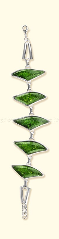 Браслет Бернит, посеребрение Браслет Бернит, посеребрение